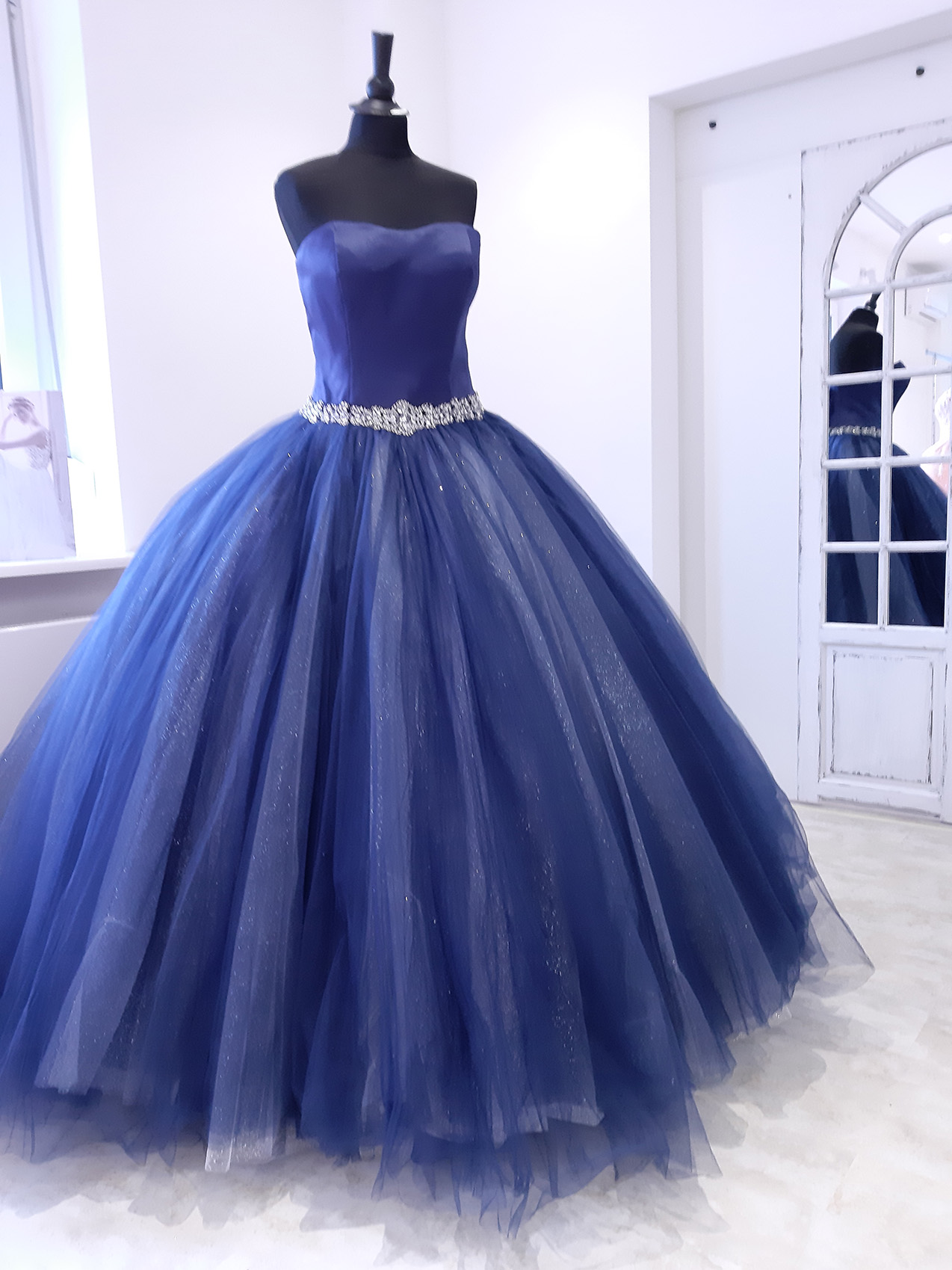 Königinnenkleid Blau